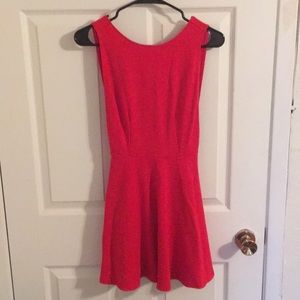 Red Skater Dress - American Apparel - Size M